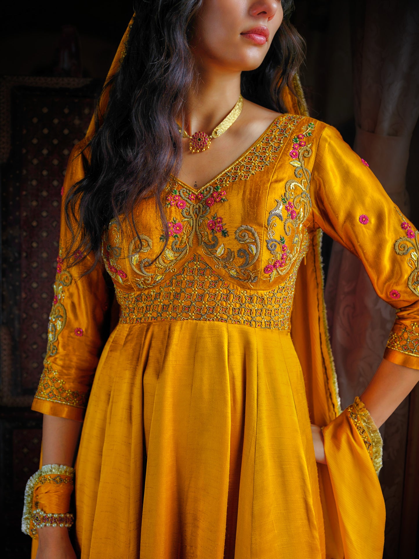 KESAR NOOR ANARKALI SET
