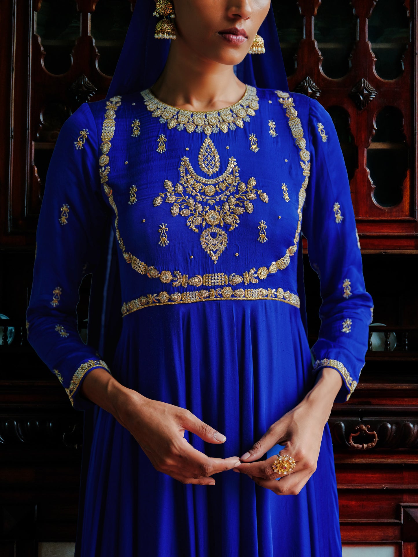 NEEL TARA ANARKALI SET