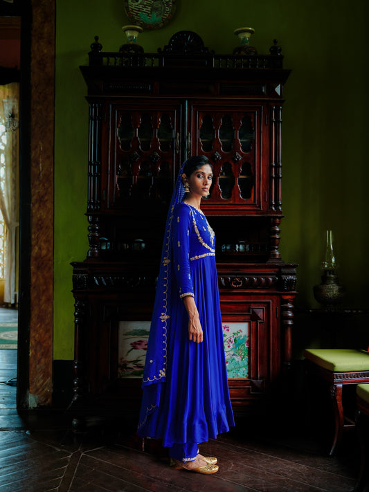 NEEL TARA ANARKALI SET