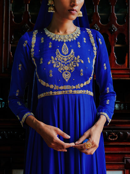 NEEL TARA ANARKALI SET