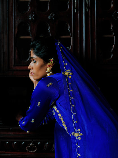 NEEL TARA ANARKALI SET