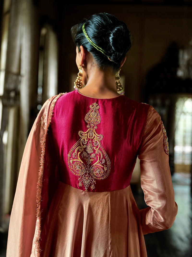 MEHFIL DUAL TONE ANARKALI SET