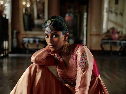 MEHFIL DUAL TONE ANARKALI SET