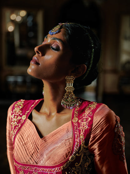 MEHFIL DUAL TONE ANARKALI SET