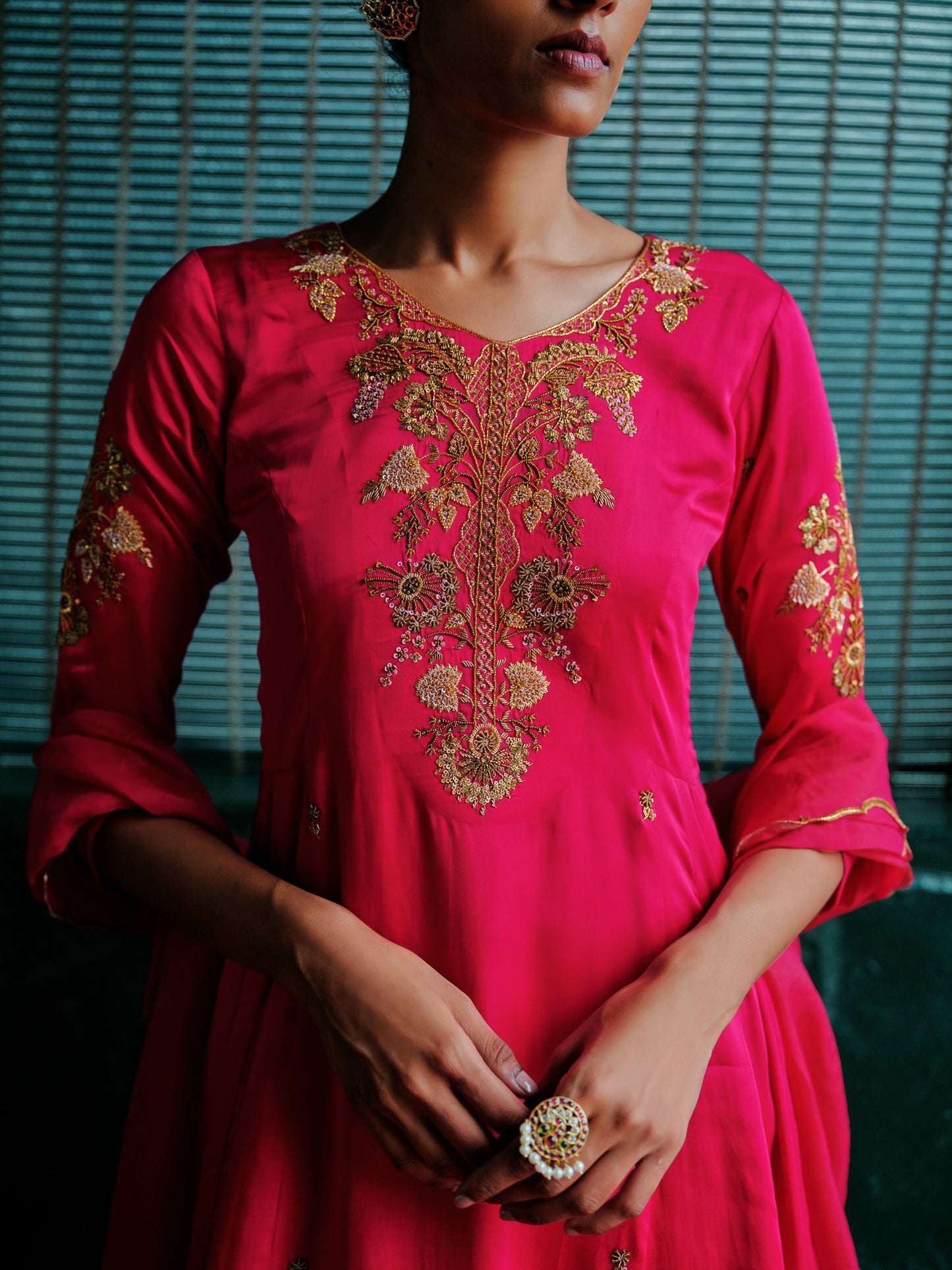 GULAABI SAAZ KURTA SET