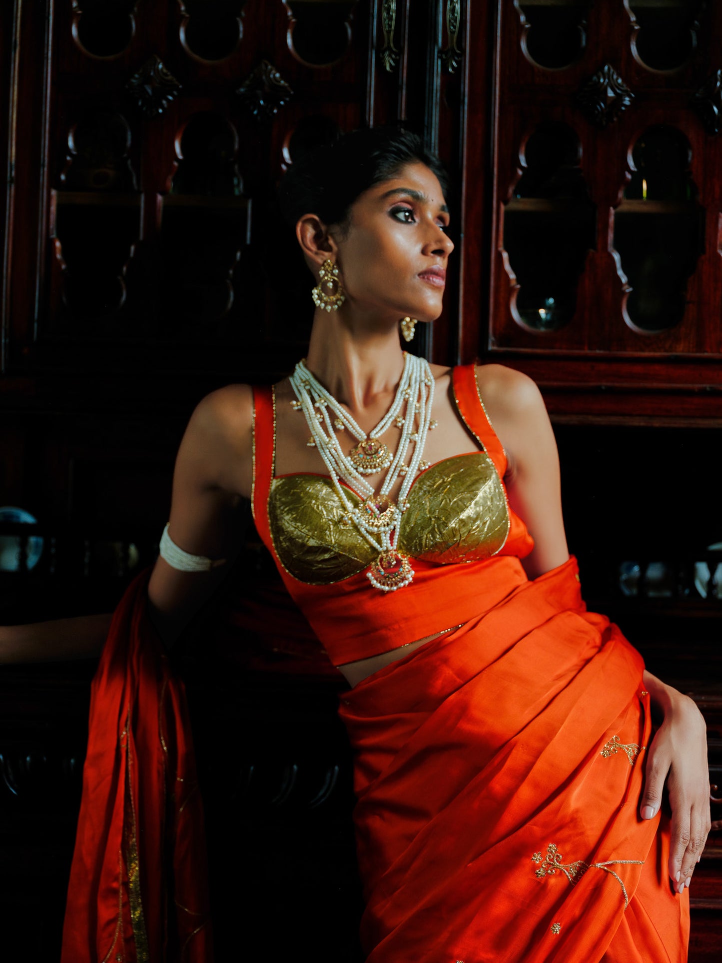 AGNEE REKHA SAREE SET