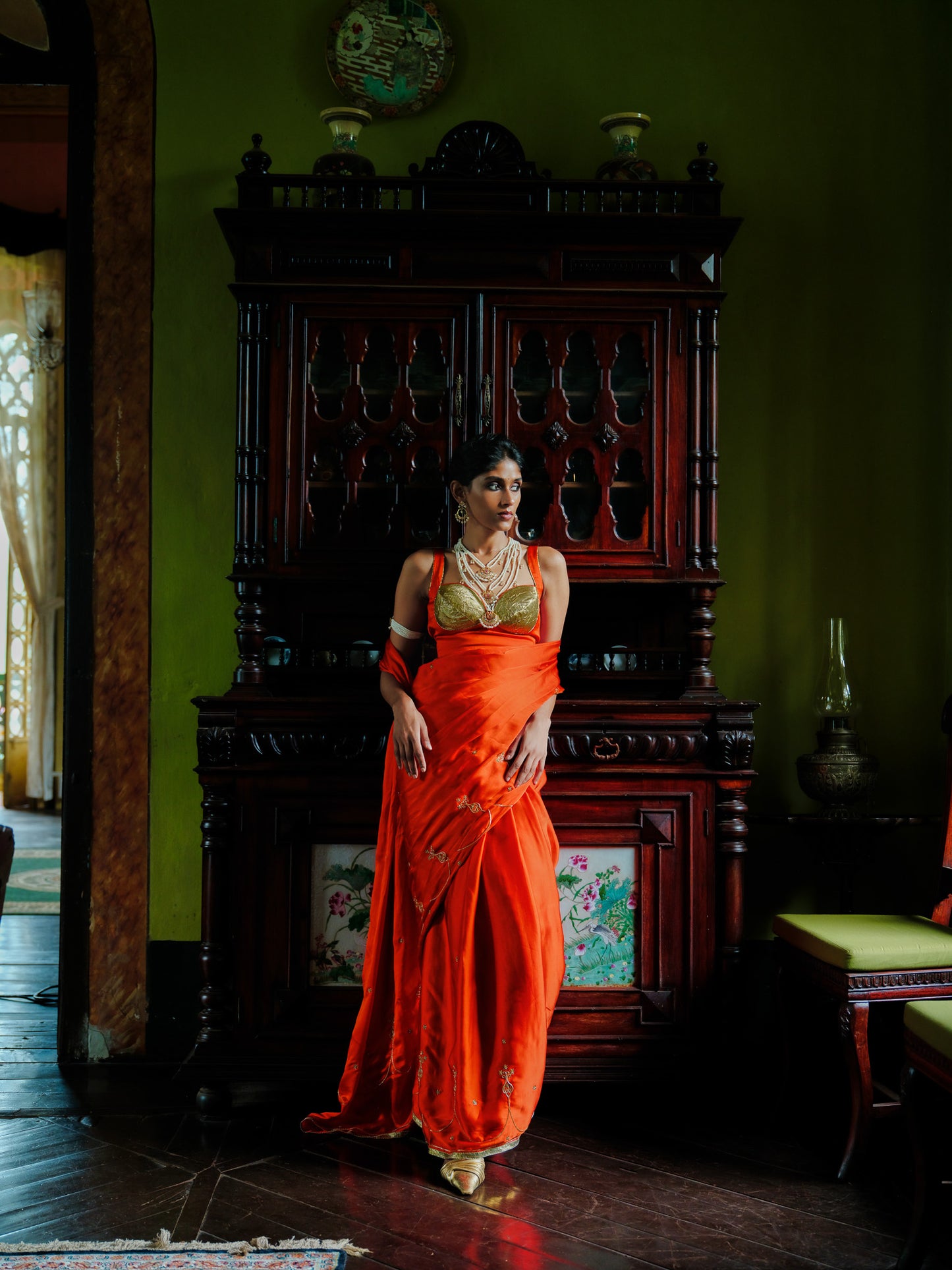 AGNEE REKHA SAREE SET