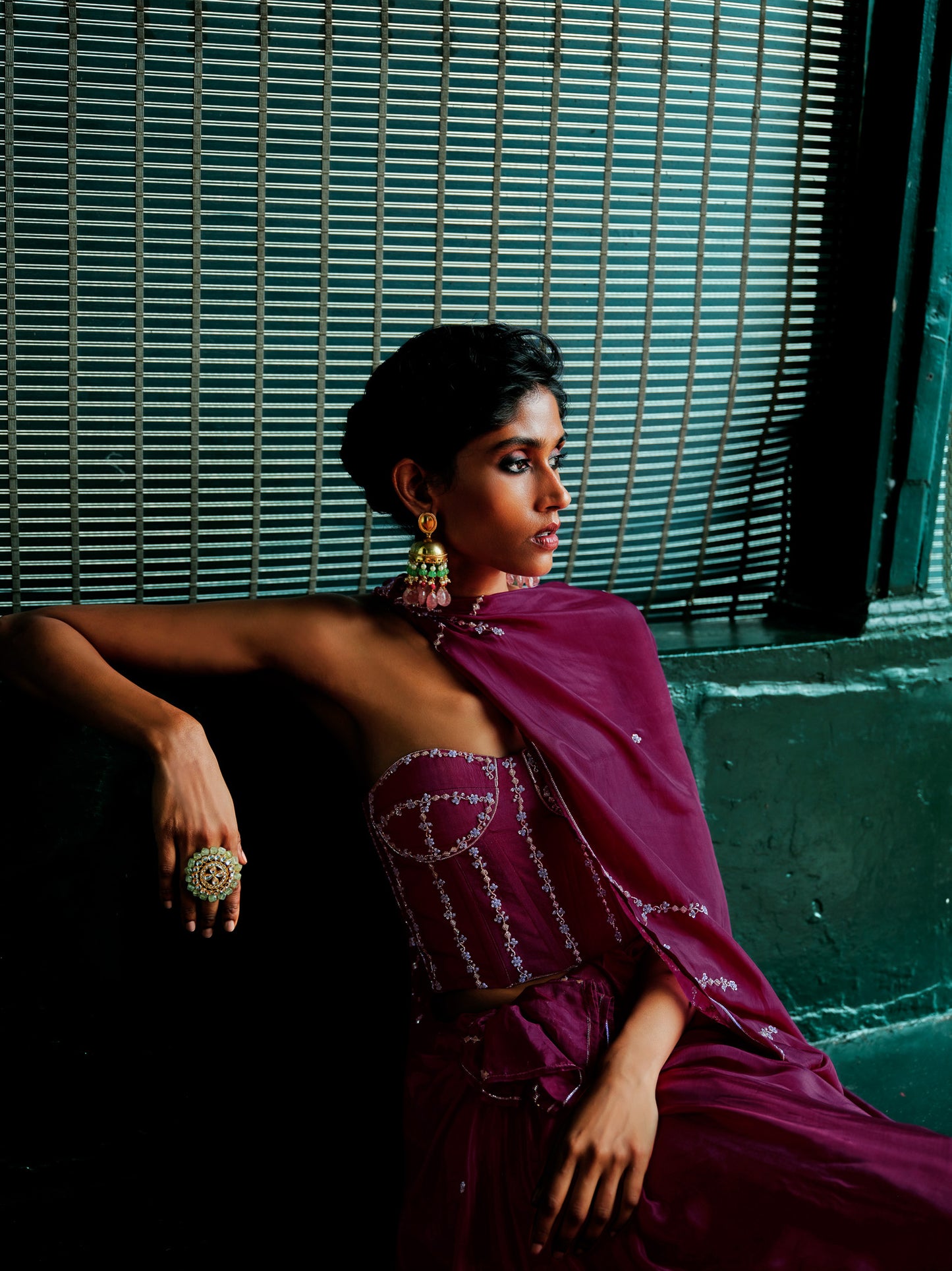 JAMUNI SAAZ SAREE COORD SET