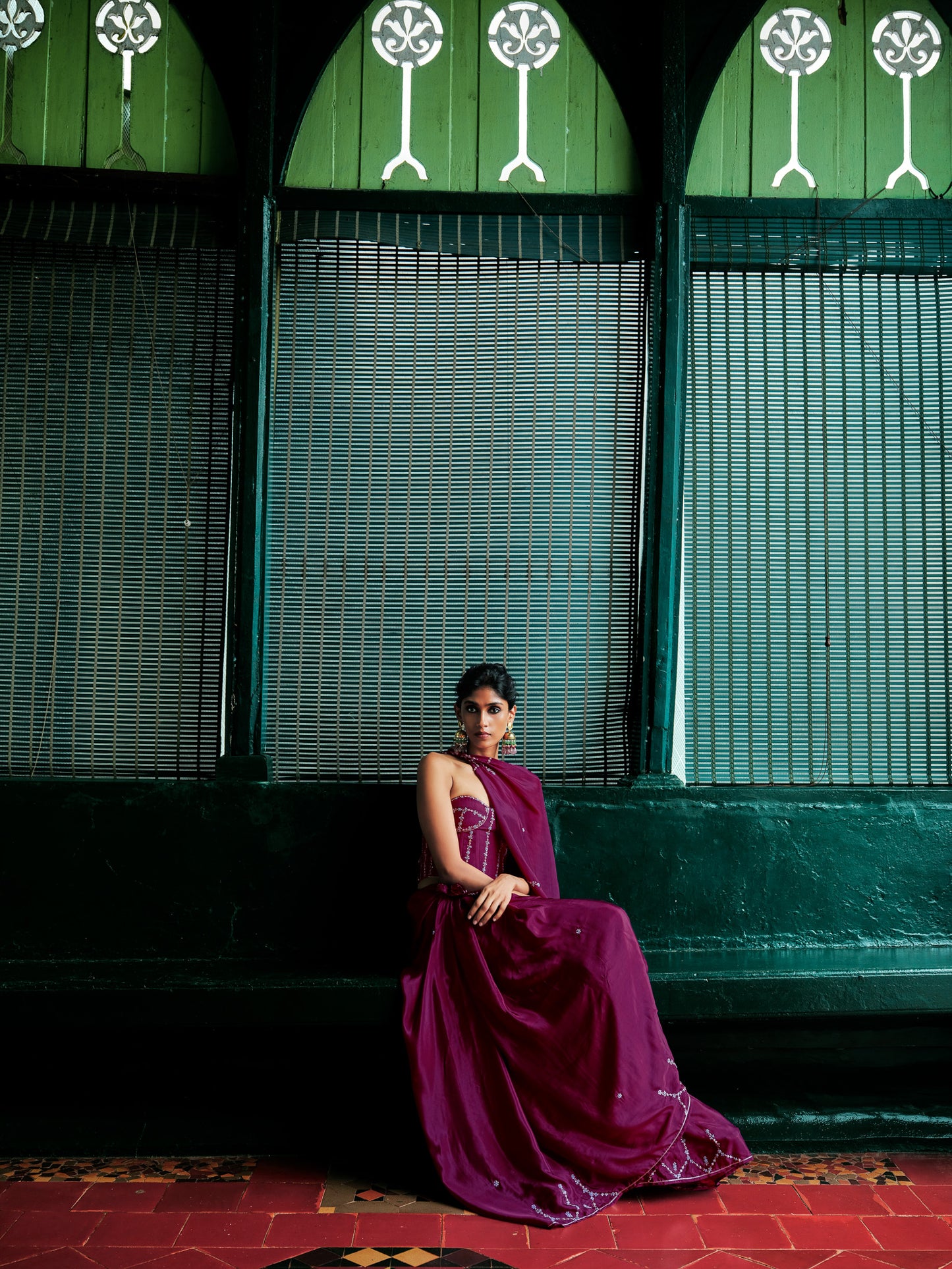 JAMUNI SAAZ SAREE COORD SET