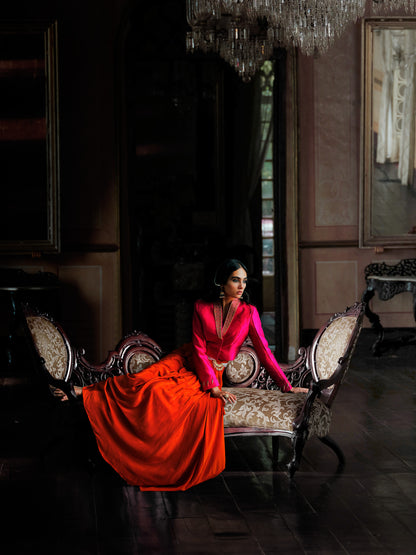 RANG MEHFIL JACKET SET