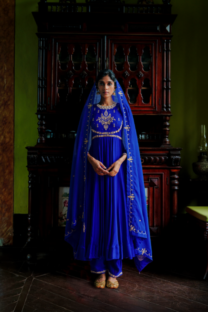 NEEL TARA ANARKALI SET